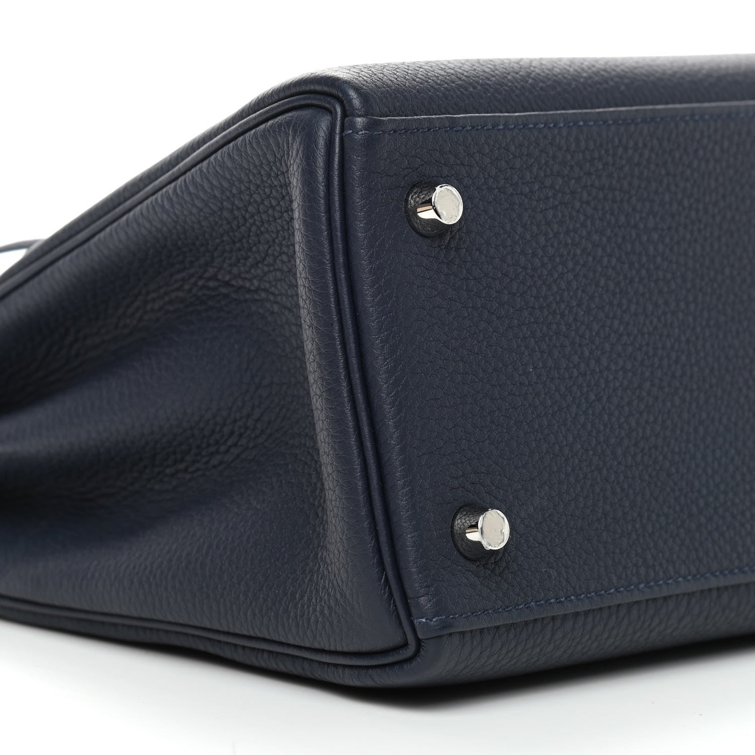Hermes Togo Matte Alligator Kelly Retourne Touch 28 Bleu Nuit Bleu Marine 8 of 9