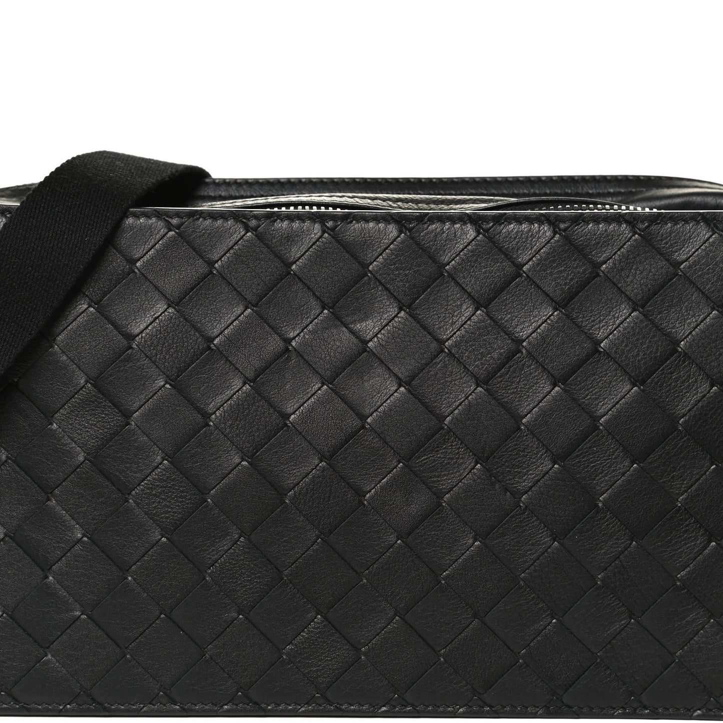 Nappa Intrecciato Belt Bag Black
