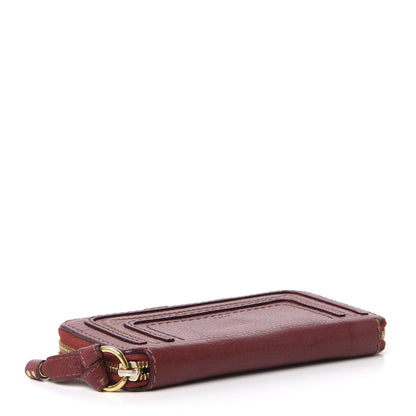 Chloe Grained Calfskin Marcie Long Zip Around Wallet Red 4 of 14