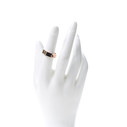 Cartier 18K Pink Gold Sapphire Garnet Amethyst 5.5mm LOVE Ring 52 6 2 of 4