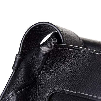 Chloe Calfskin Medium Marcie Round Crossbody Bag Black 6 of 9