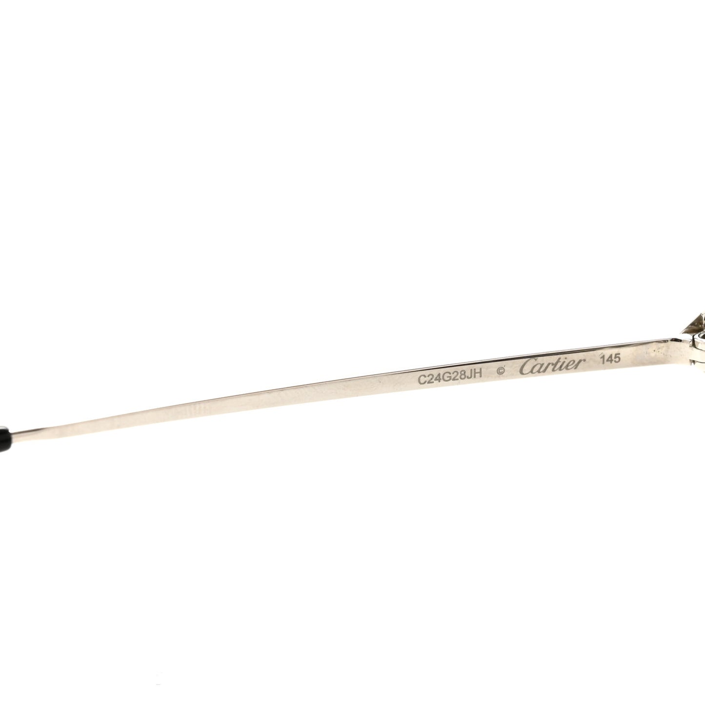 Metal Rimless C Decor Sunglasses CT0330S Silver
