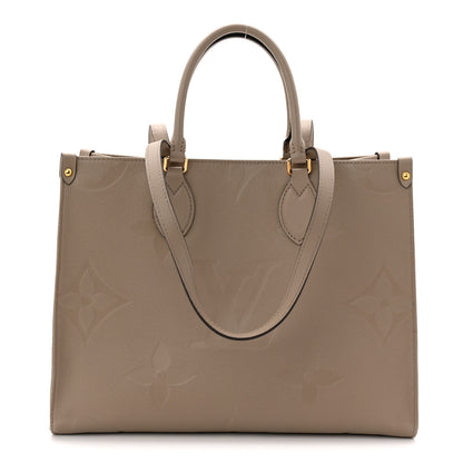 Louis Vuitton Empreinte Monogram Giant Onthego MM Tourterelle 1 of 9