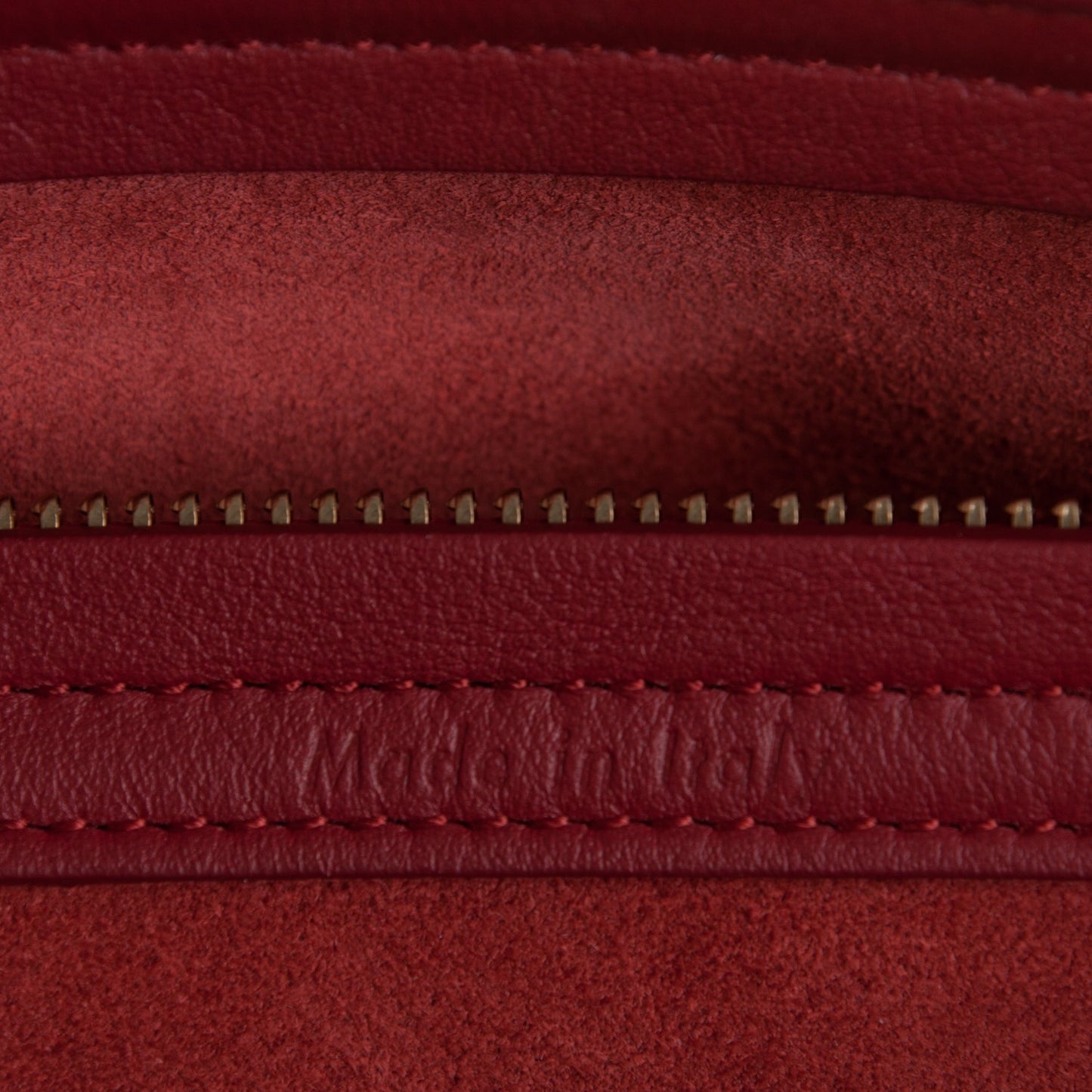 Supple Calfskin Medium Phantom Luggage Red