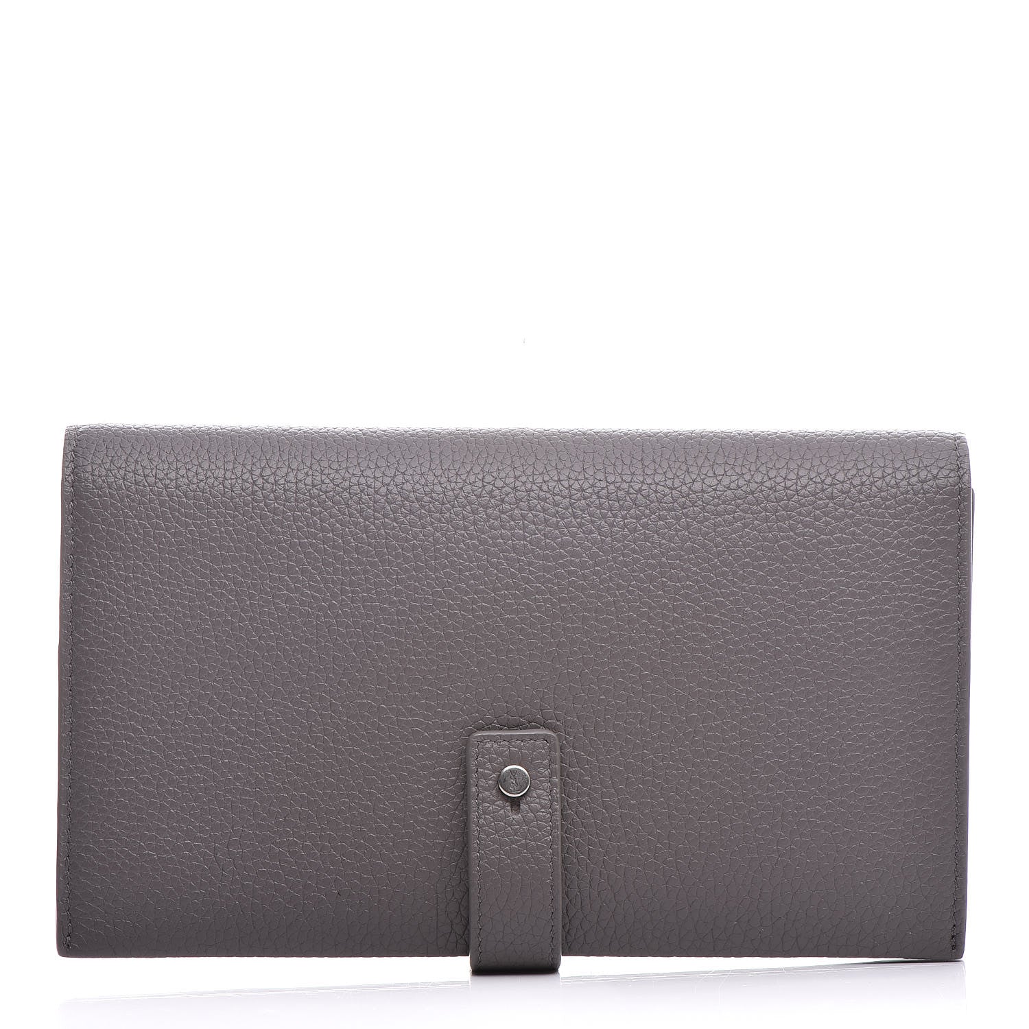 Saint Laurent Grained Calfskin Sac De Jour Souple Thin Wallet Fog 1 of 14