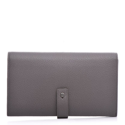 Saint Laurent Grained Calfskin Sac De Jour Souple Thin Wallet Fog 1 of 14