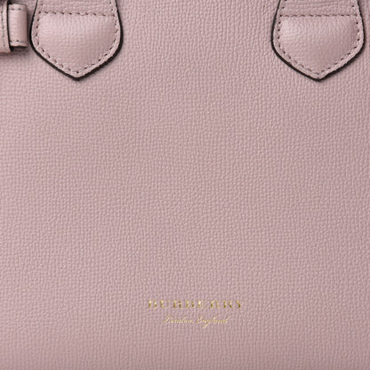 Burberry Grainy Calfskin House Check Small Banner Tote Pale Orchid 11 of 11