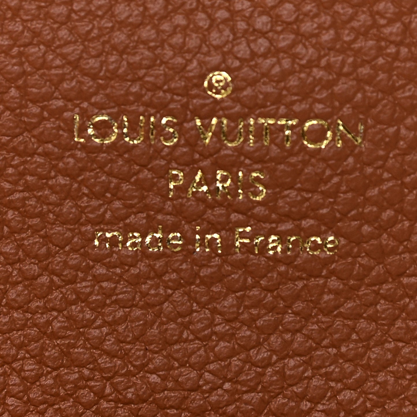 Empreinte Monogram Giant Wild At Heart Key Pouch Caramel
