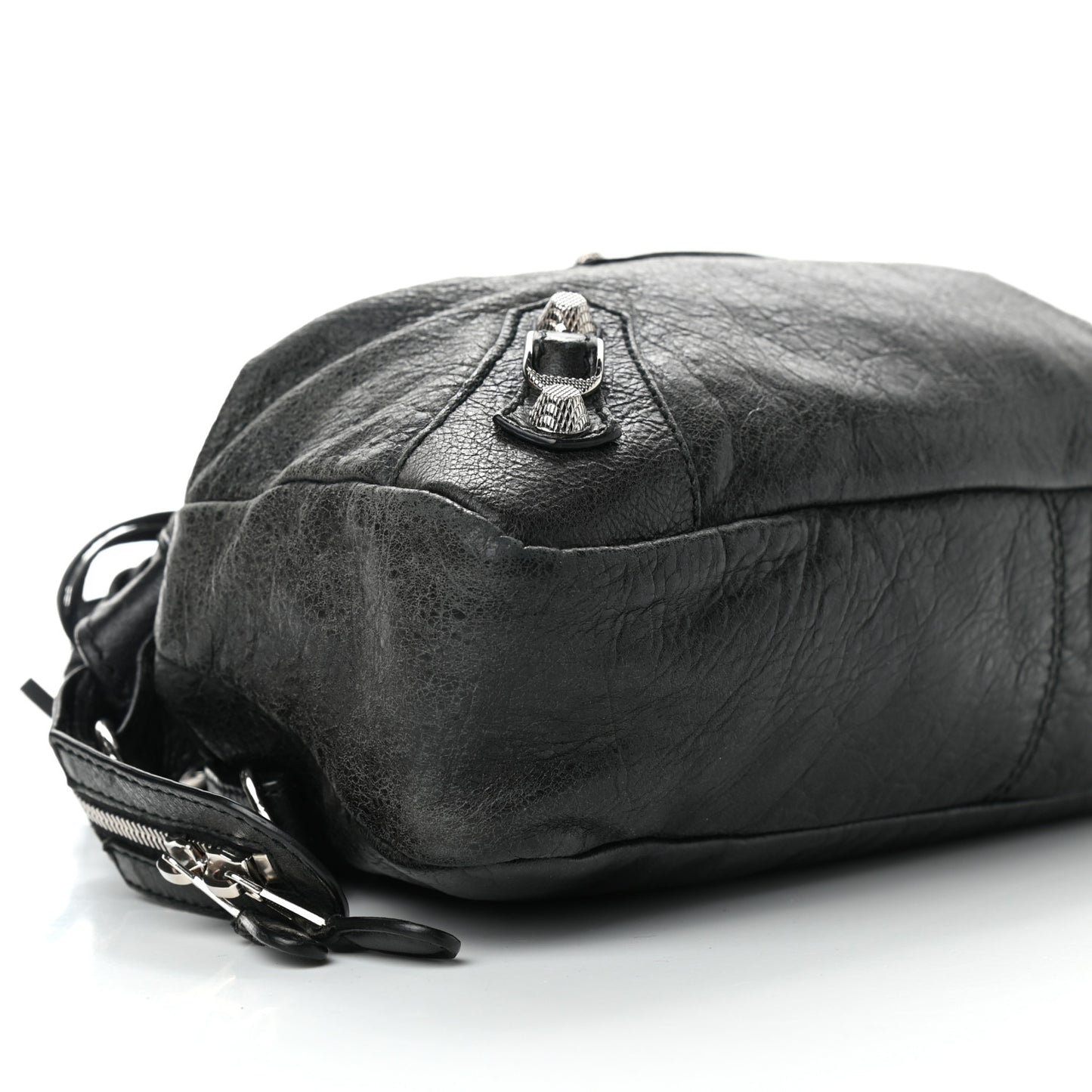 Agneau Giant 12 Silver Hardware Town Black