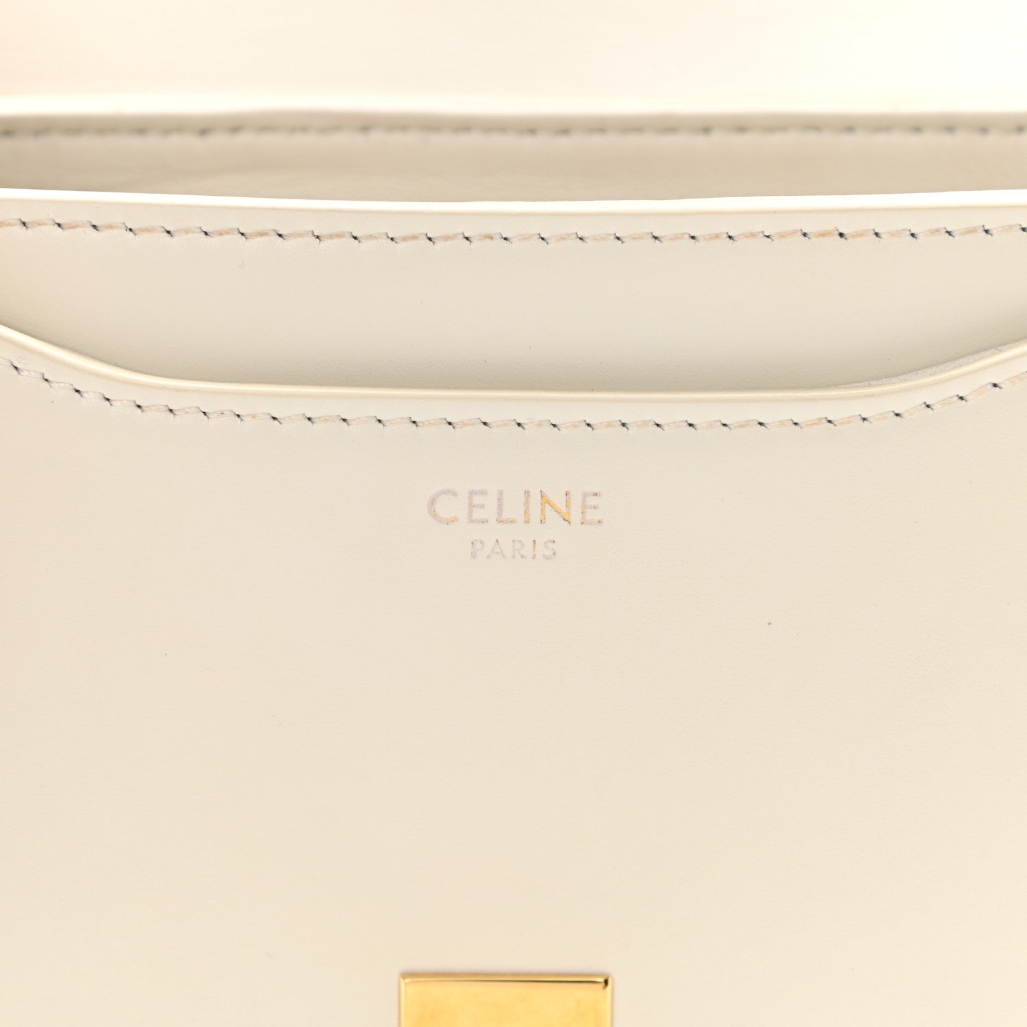 Celine Satinated Calfskin Besace Small 16 White 6 of 9