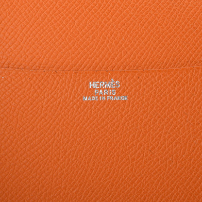 Hermes Epsom Globe Trotter Agenda Cover PM Orange 7 of 8