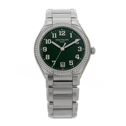 Patek Philippe Stainless Steel Diamond 36mm Twenty-4 Automatic Watch Green 7300/1200A-011 1 of 5