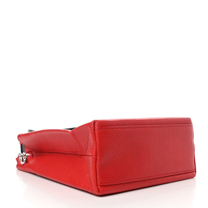 Balenciaga Calfskin Logo XXS Shopping Tote Red 4 of 10