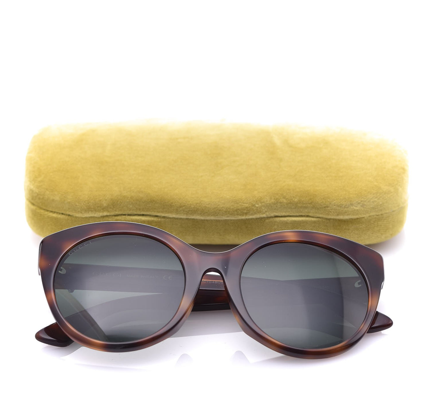 Round GG Sunglasses GG0028SA Tortoise