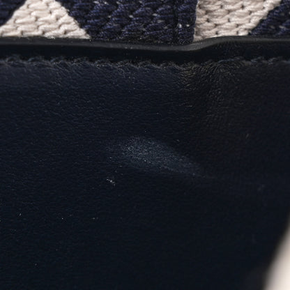 Prada Jacquard Saffiano Triangolo Symbole Embroidered Small Tote Baltico Talco 11 of 12