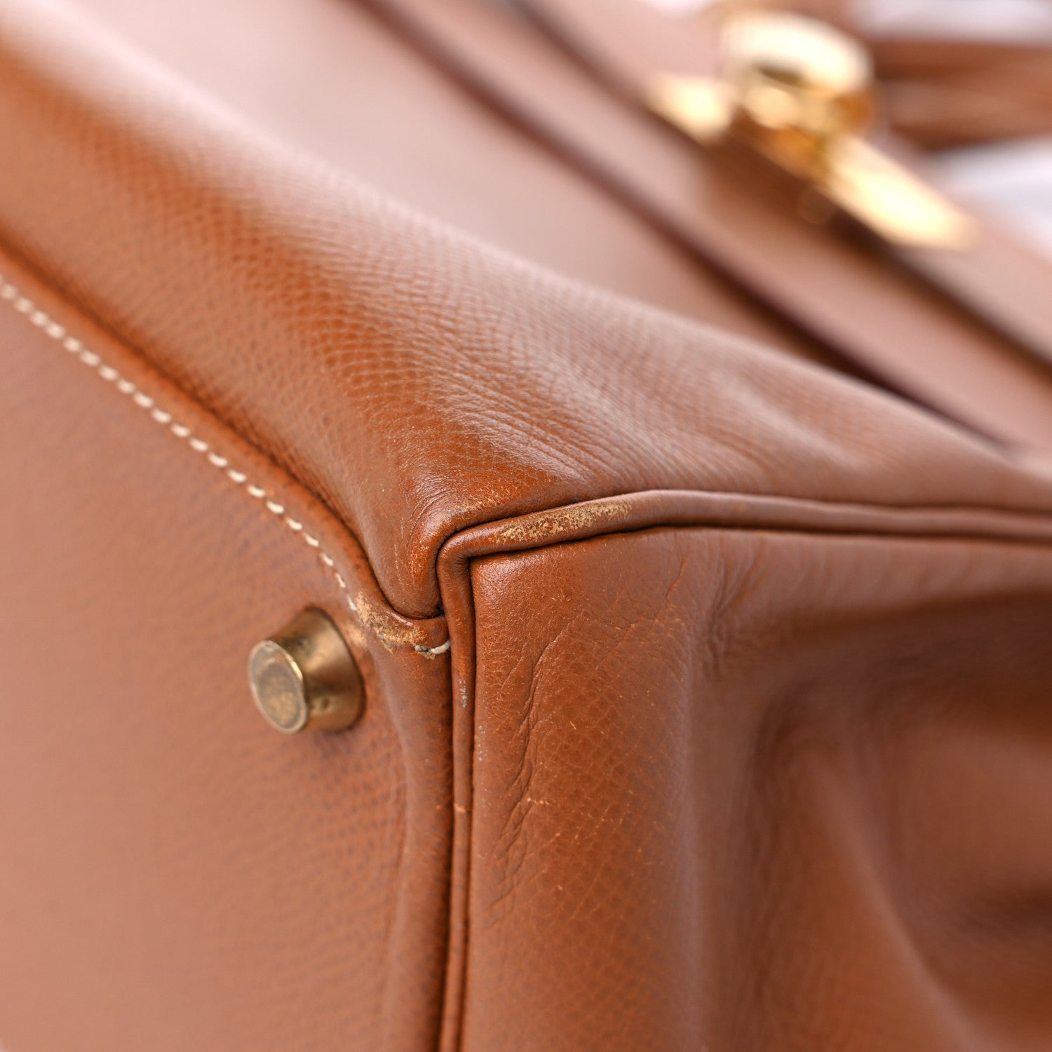 Hermes Courchevel Kelly Retourne 32 Gold 9 of 24