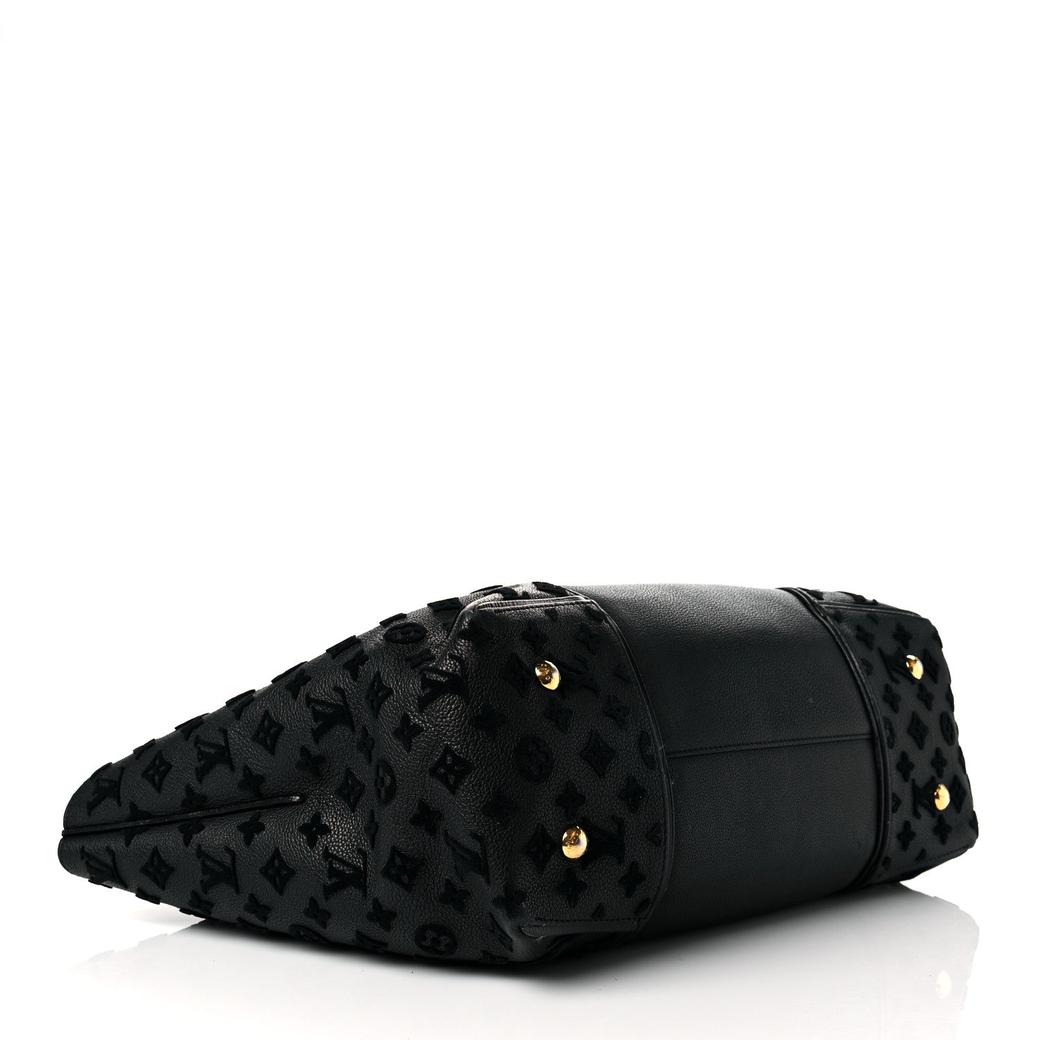 Louis Vuitton Cuir Orfevre Veau Cachemire Tote W GM Black 4 of 19