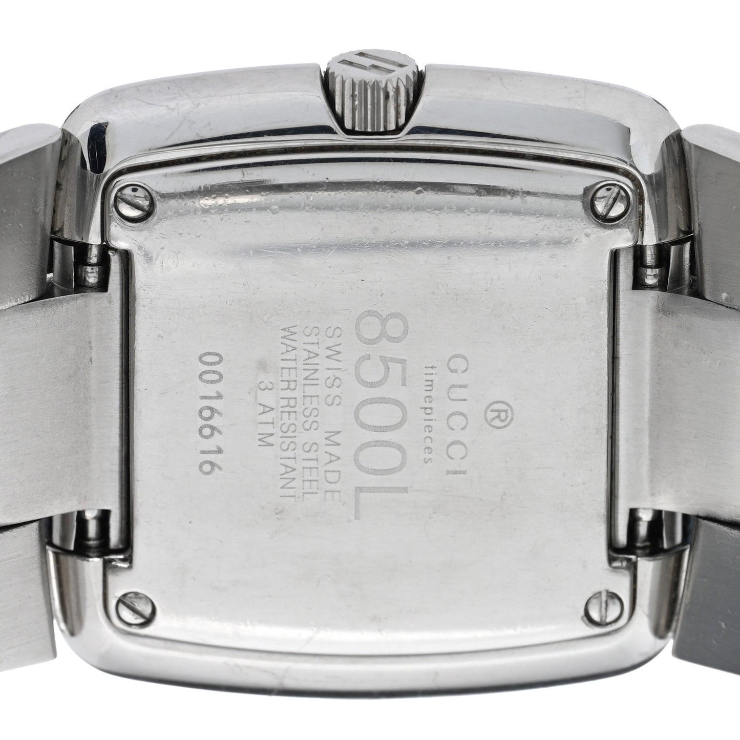 Stainless Steel 28mm 8500L Square Quartz Watch Grey