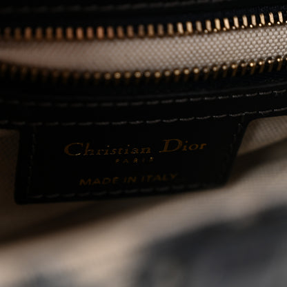 Christian Dior Oblique Saddle Bag With Strap Blue 6 of 12