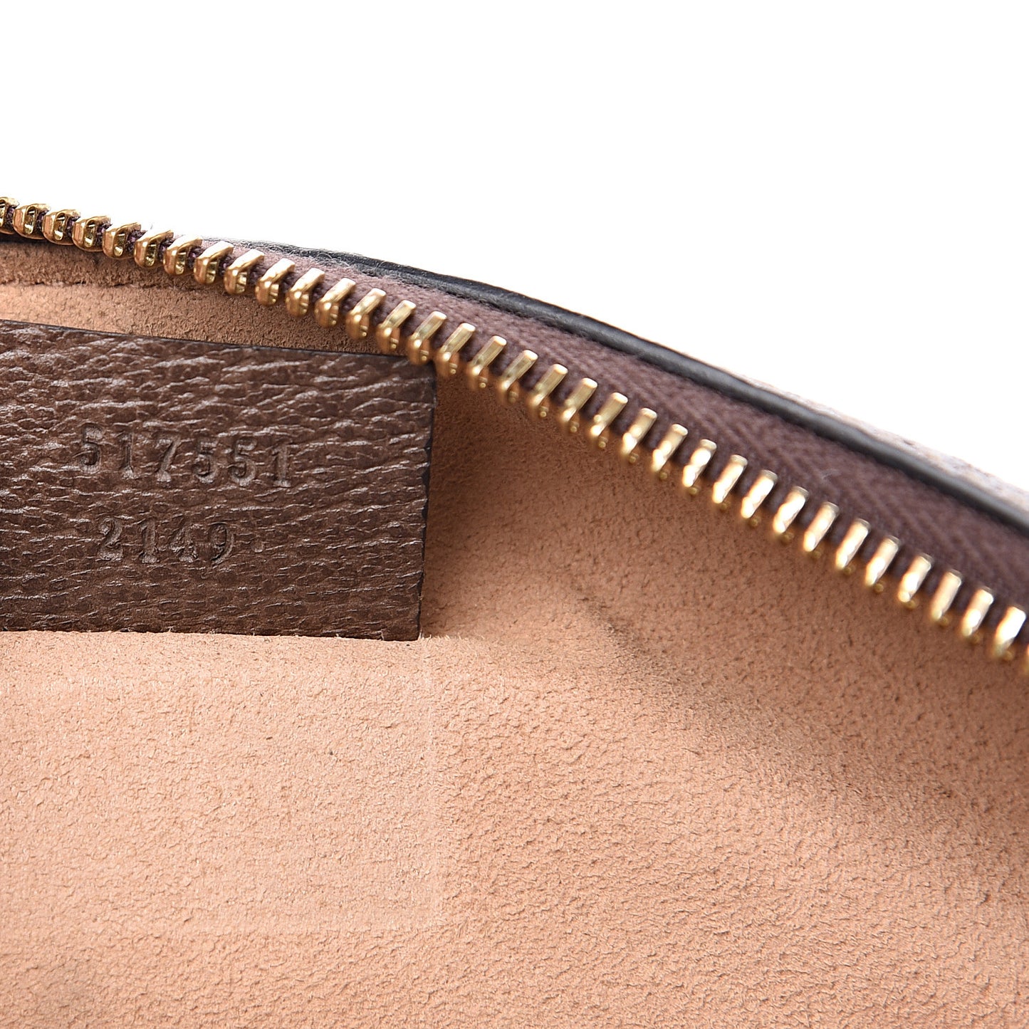 GG Supreme Monogram Large Ophidia Pouch Clutch Brown