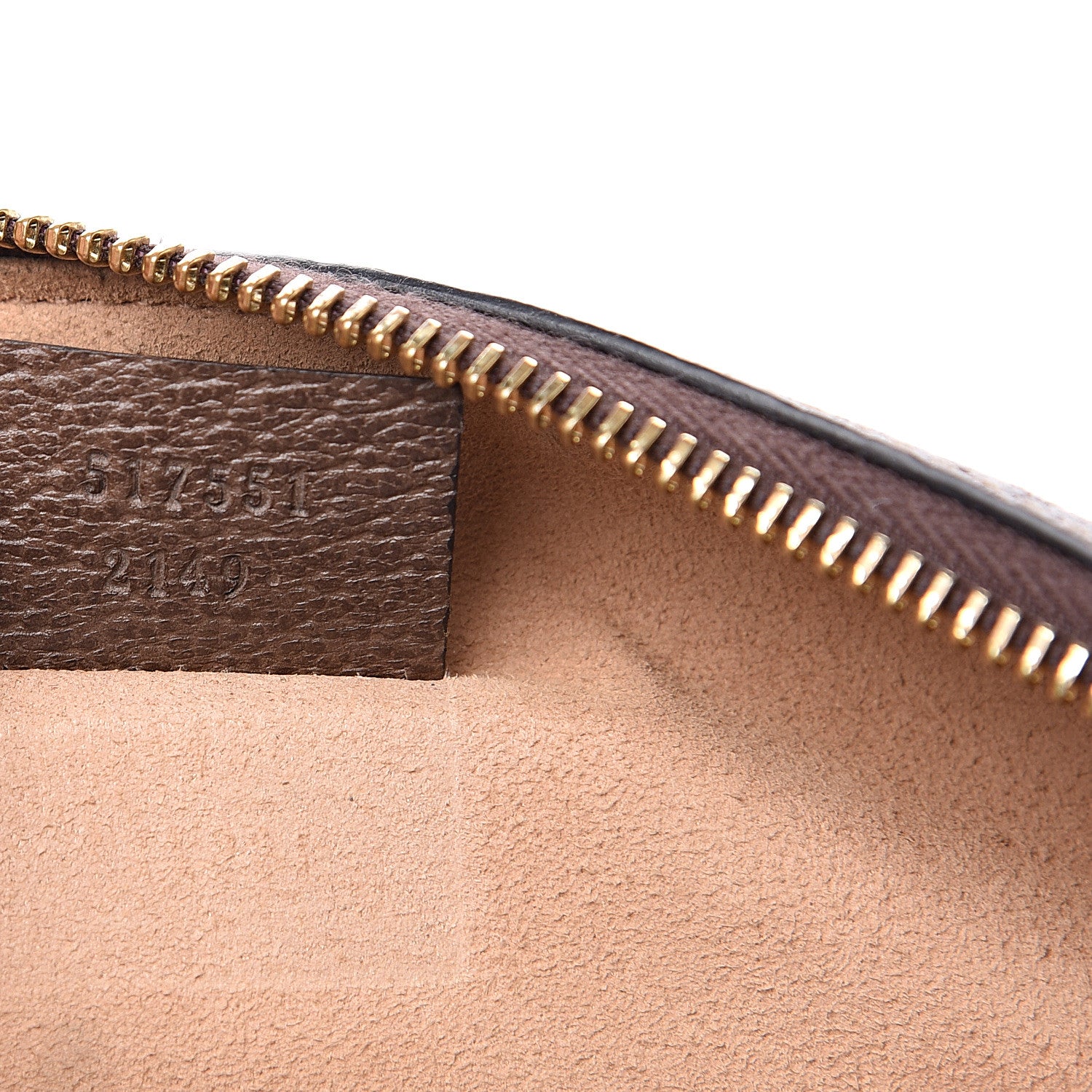 Gucci GG Supreme Monogram Large Ophidia Pouch Clutch Brown 6 of 12