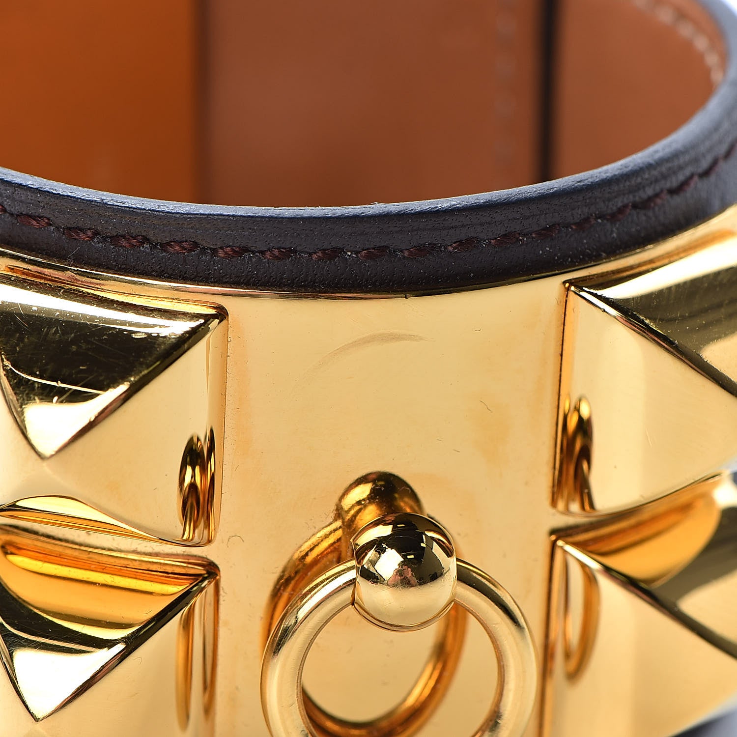 Hermes Chamonix Collier de Chien CDC Bracelet S Chocolate 8 of 8