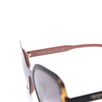 Prada Round Sunglasses SPR 16U Black Tortoise Shell 6 of 7