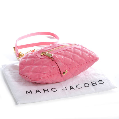 Marc Jacobs Leather Quilted Little Stam Bubble Pink 4 of 11