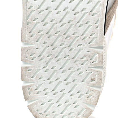 Hermes Calfskin Woolskin Dare Sneakers 40 White Ecru 10 of 13
