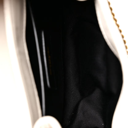 Saint Laurent Lambskin Quilted Monogram Mini Nolita Blanc Vintage 5 of 10