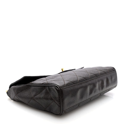 Chanel Caviar Quilted Medium Single Flap Brown 4 of 10
