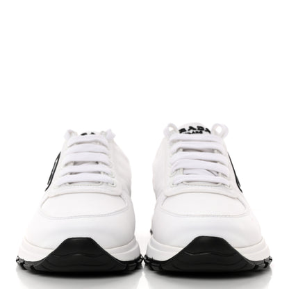 Prada Re-Nylon Triangle Logo Womens Prax 01 45mm Sneakers 38.5 White Black 2 of 12
