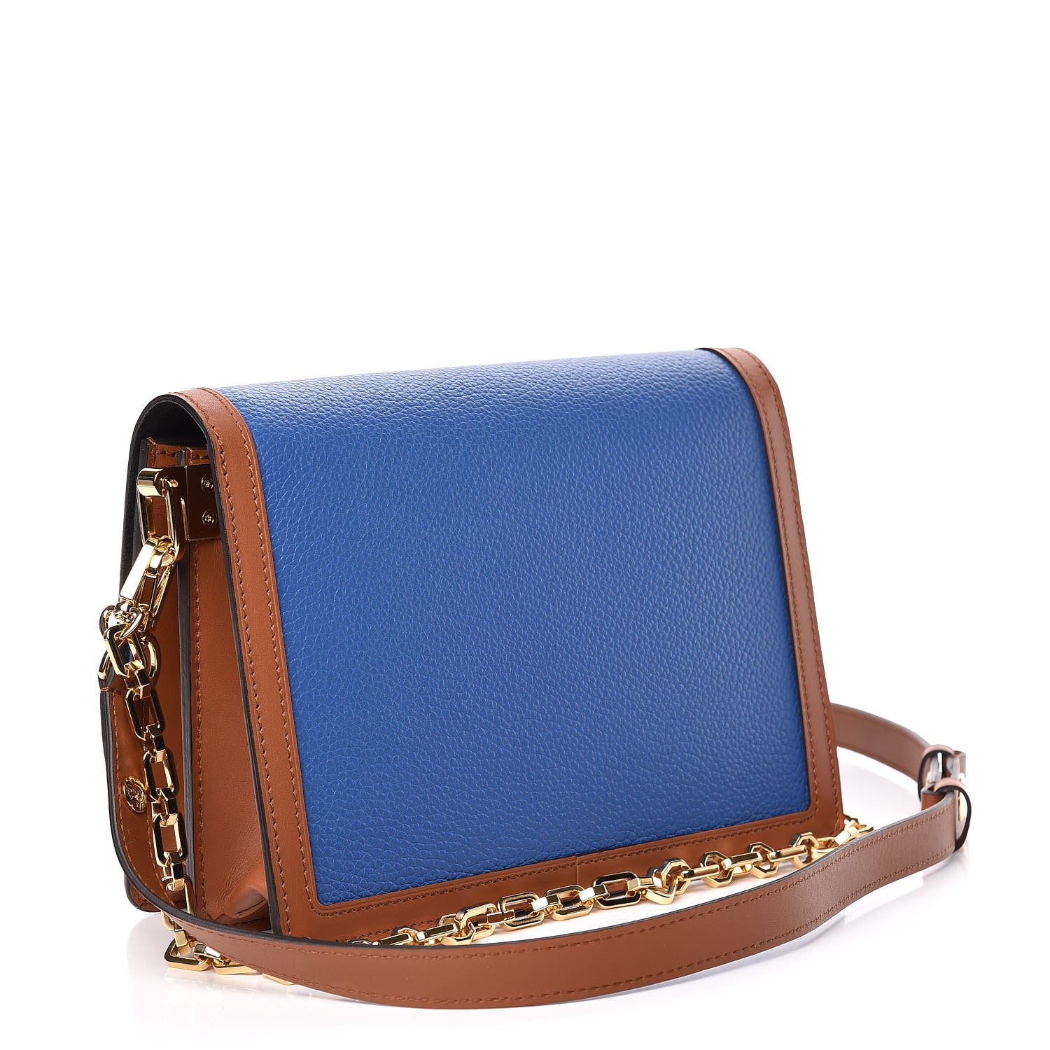 Louis Vuitton Taurillon Dauphine MM Blue Beige 3 of 10