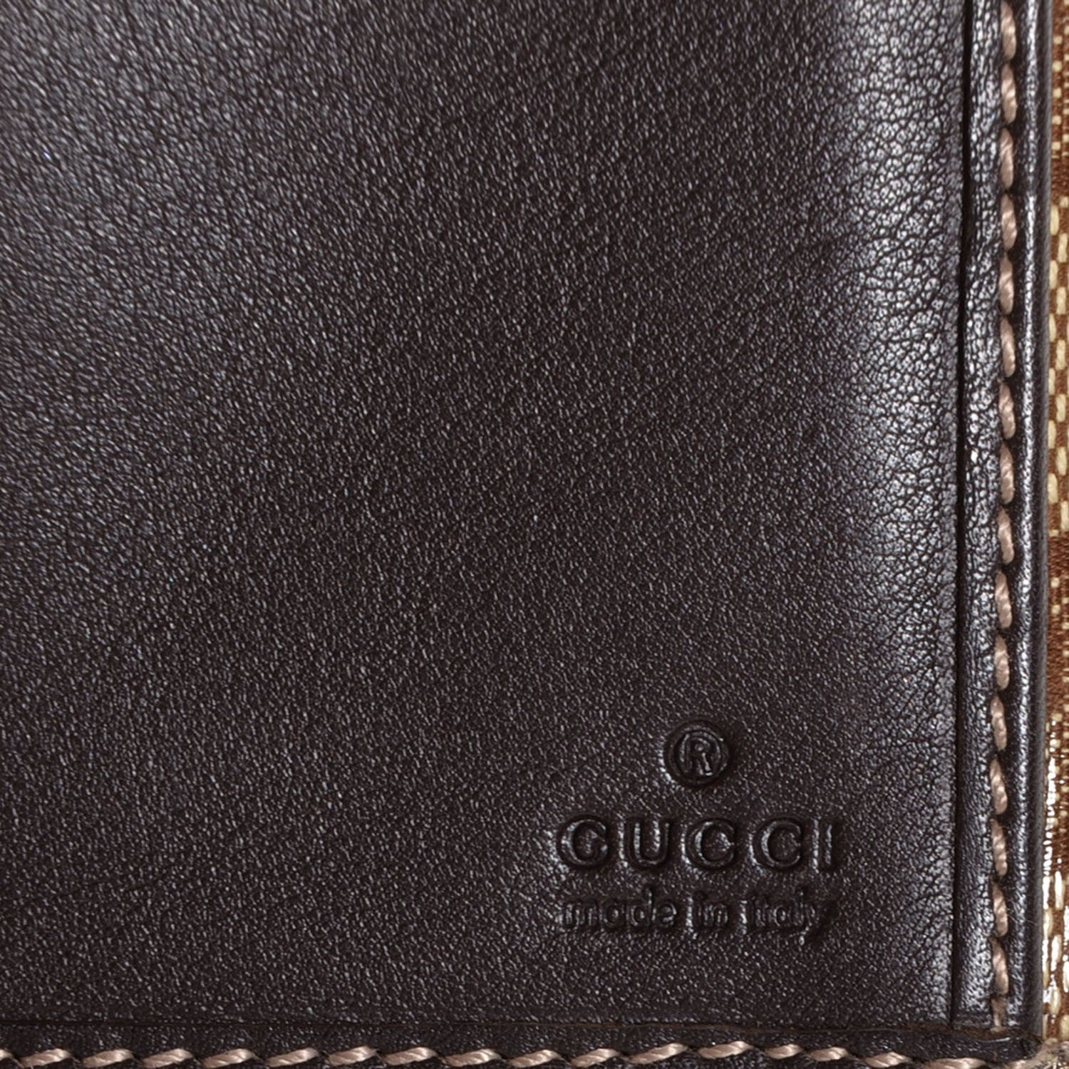 Gucci Crystal Monogram Hysteria Continental Wallet Brown 7 of 8