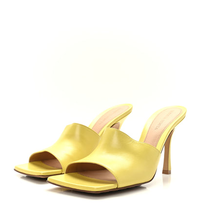 Bottega Veneta Lambskin Stretch Mule Sandals 40 Pear 3 of 7