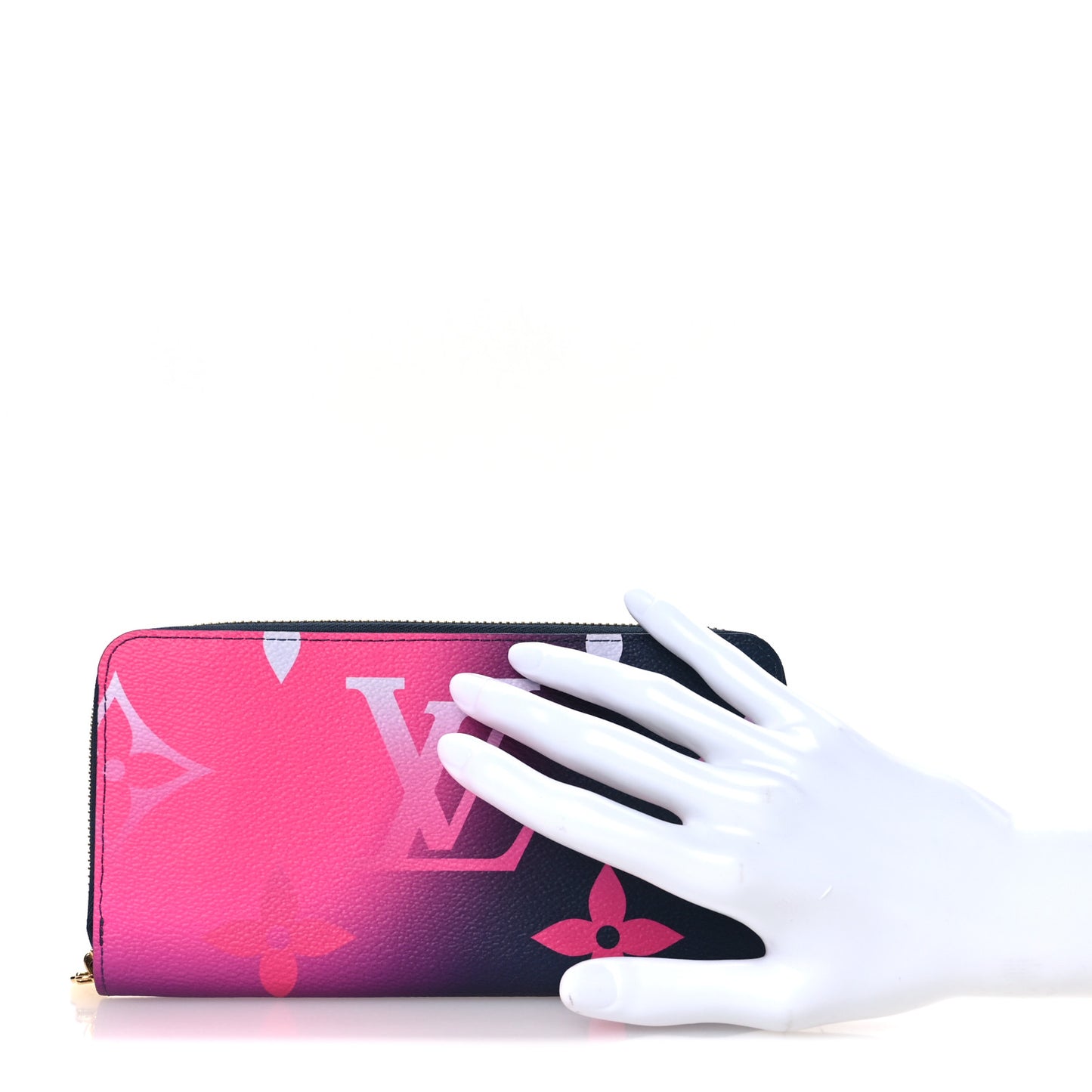 Monogram Giant Spring In The City Zippy Wallet Midnight Fuchsia