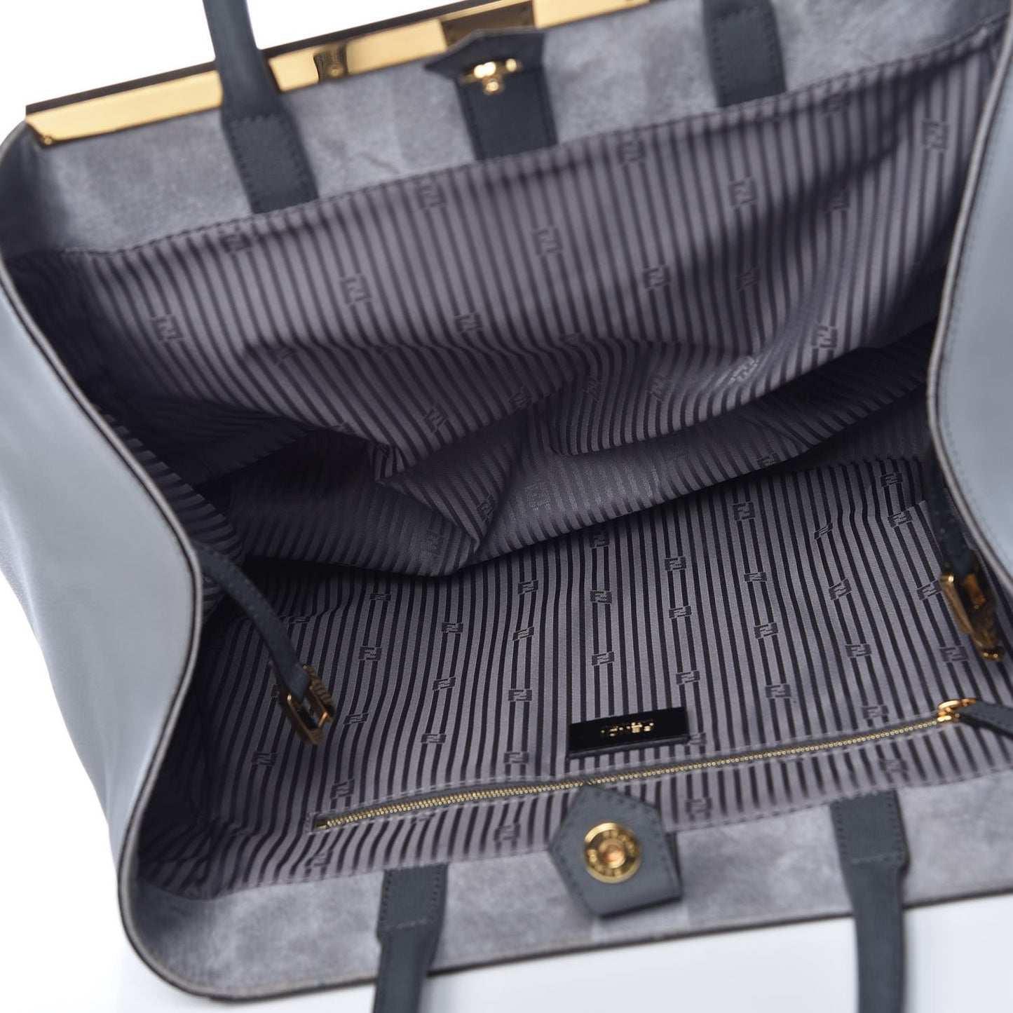 Vitello Elite Large 2Jours Tote Grigio Grigio Chiaro
