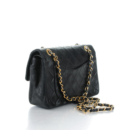 Chanel Lambskin Quilted Small Double Flap Black 3 of 8