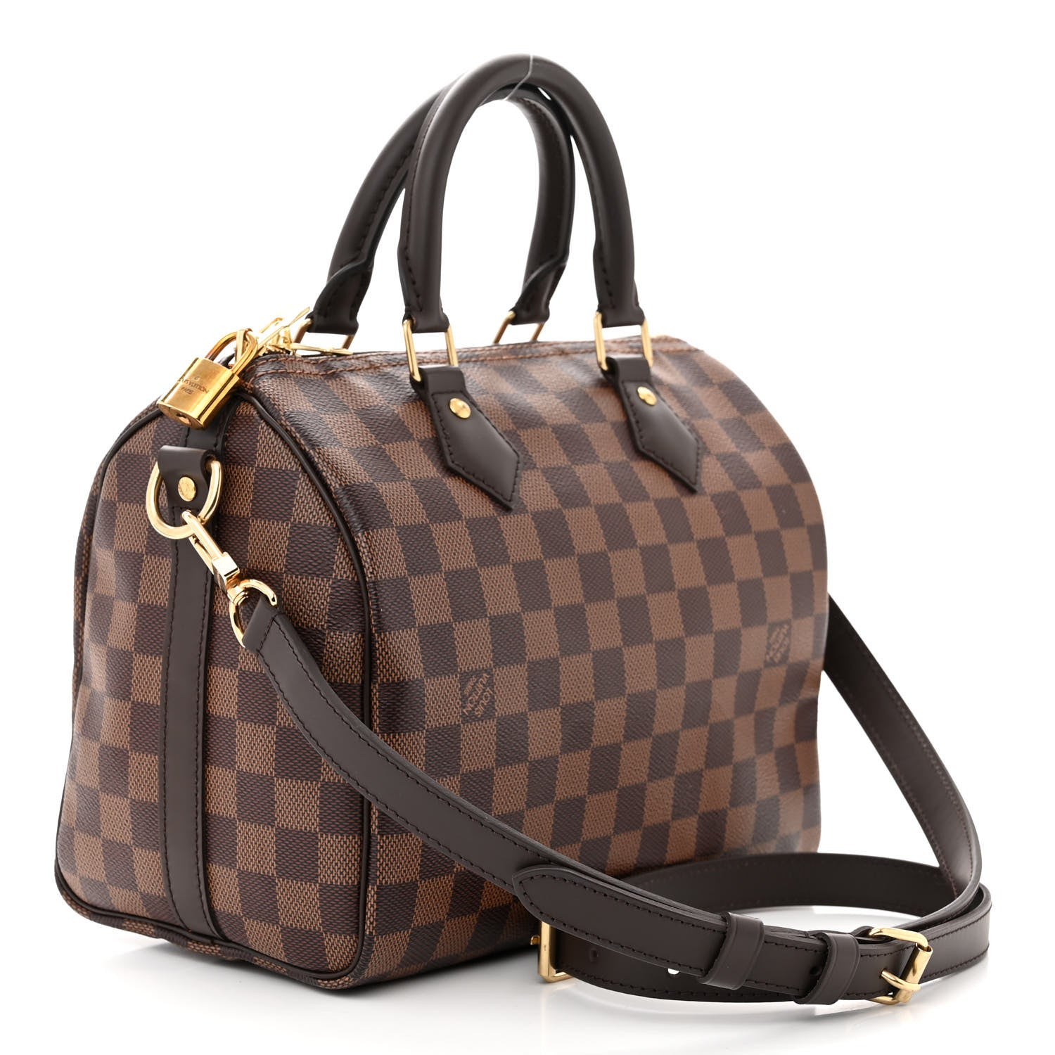 Louis Vuitton Damier Ebene Speedy Bandouliere 25 3 of 10