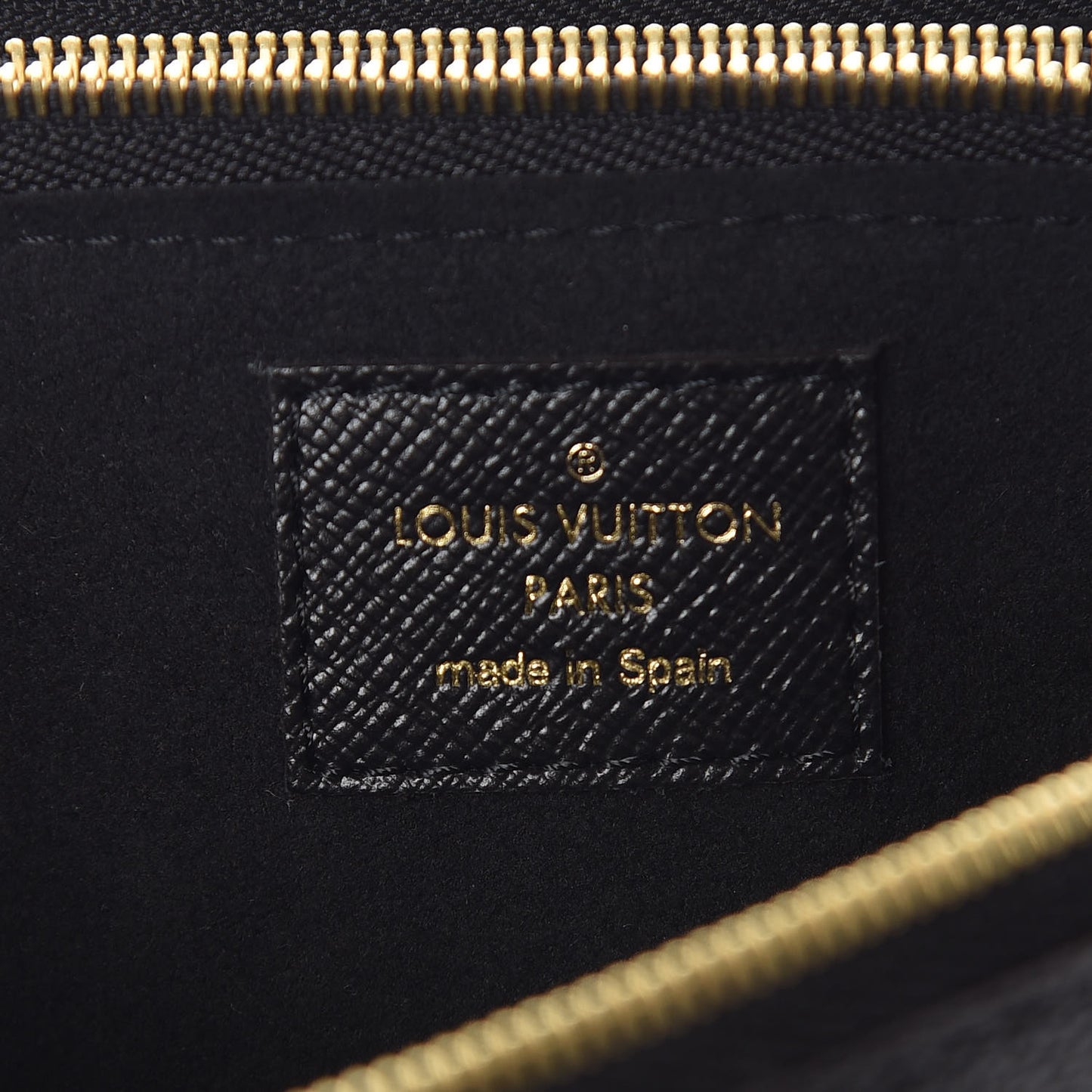 Monogram Giant Jungle Pochette Double Zip Black