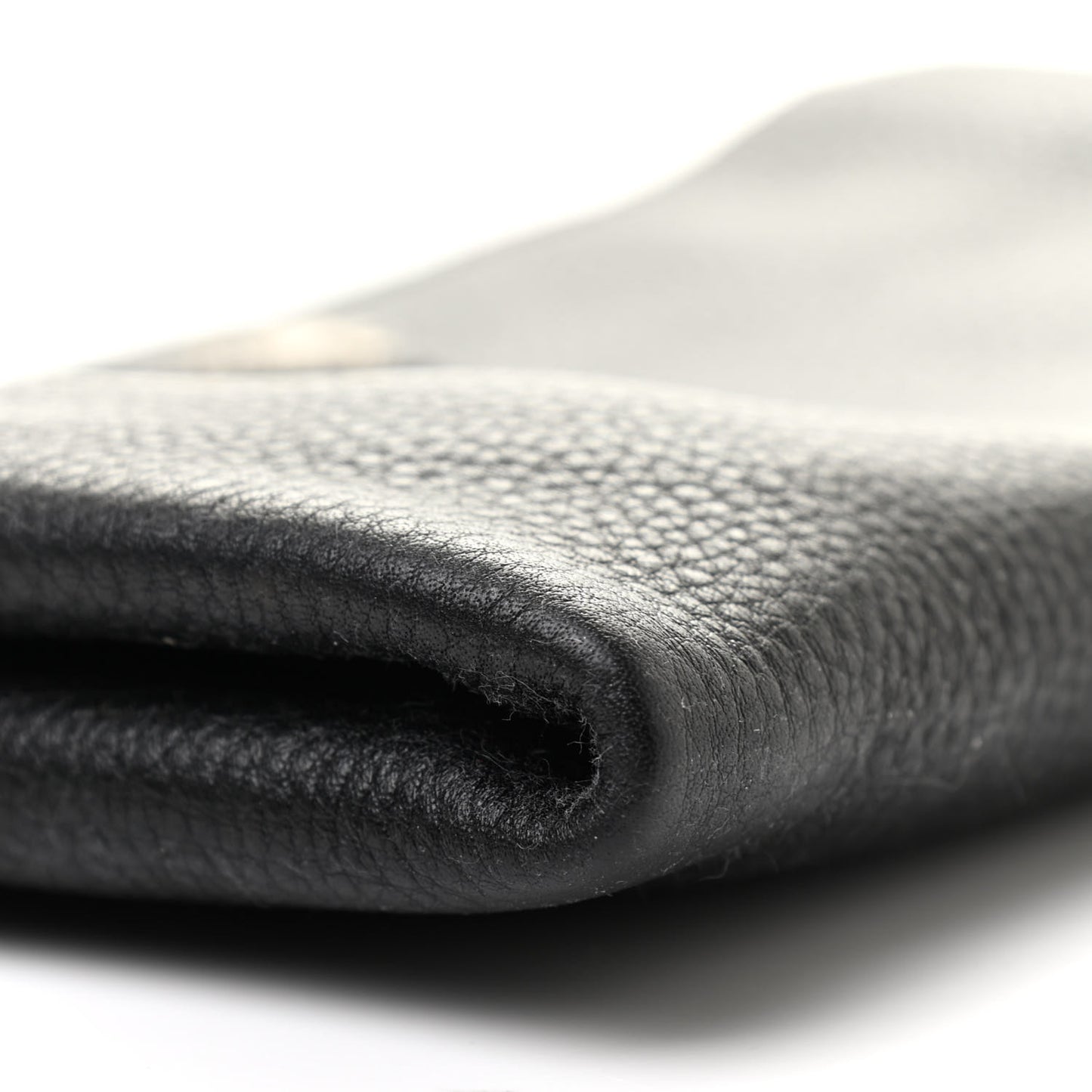 Vitello Daino Clutch Black