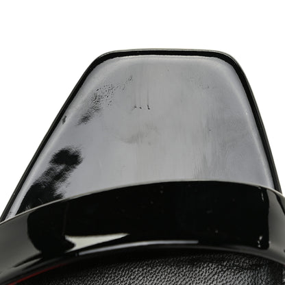 Saint Laurent Patent Calfskin Amber 105 Ankle Strap Sandals 38.5 Black 11 of 16