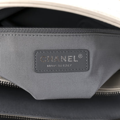 Chanel Glazed Calfskin Quilted Korean Garden Tote Off White 5 of 8