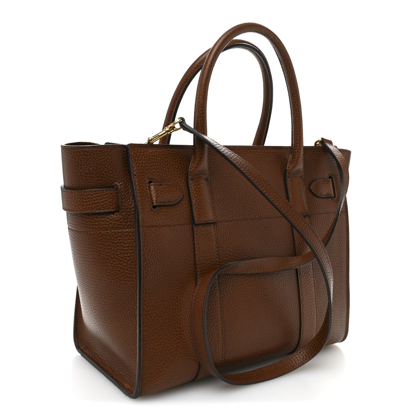 Small Classic Grain Small Zipped Bayswater Oak