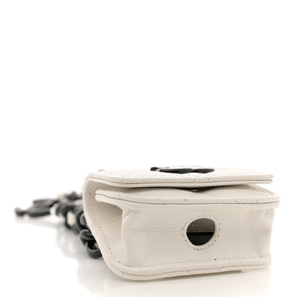 Chanel Caviar Quilted Airpods Pro Holder Belt White 4 of 11