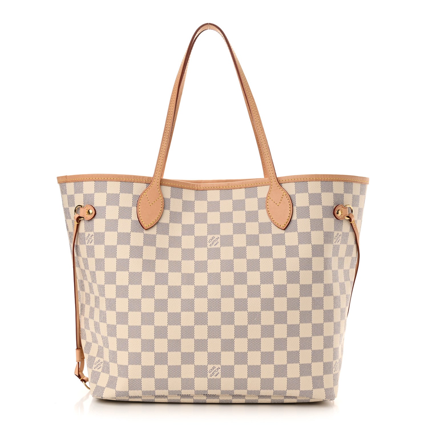 Louis Vuitton Damier Azur Neo Neverfull MM Rose Ballerine 1 of 10