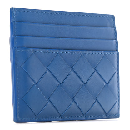 Bottega Veneta Nappa Intrecciato Card Holder Cobalt 2 of 4