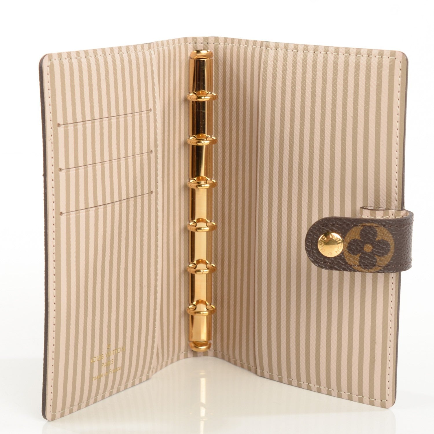 Louis Vuitton Monogram Trunks and Locks Small Ring Agenda Cover 6 of 8