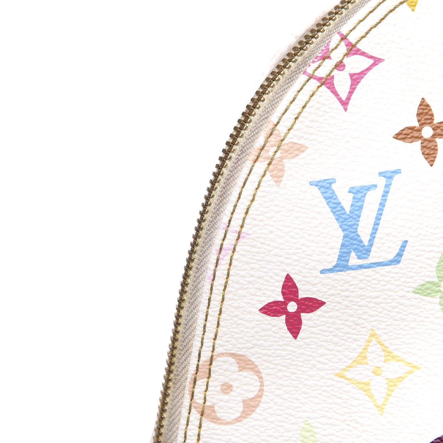 Monogram Multicolor Alma GM White