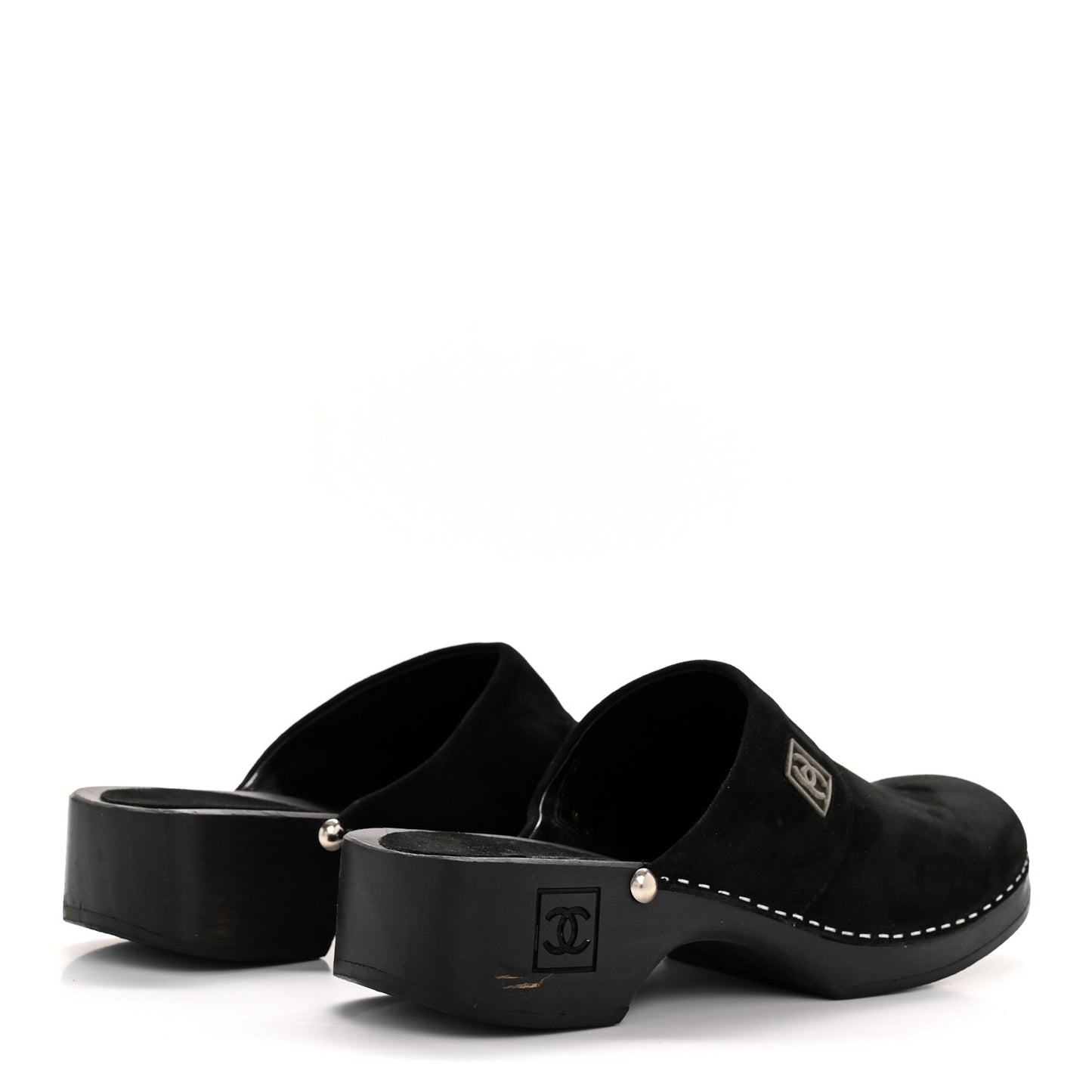 Suede CC Clogs 37 Black